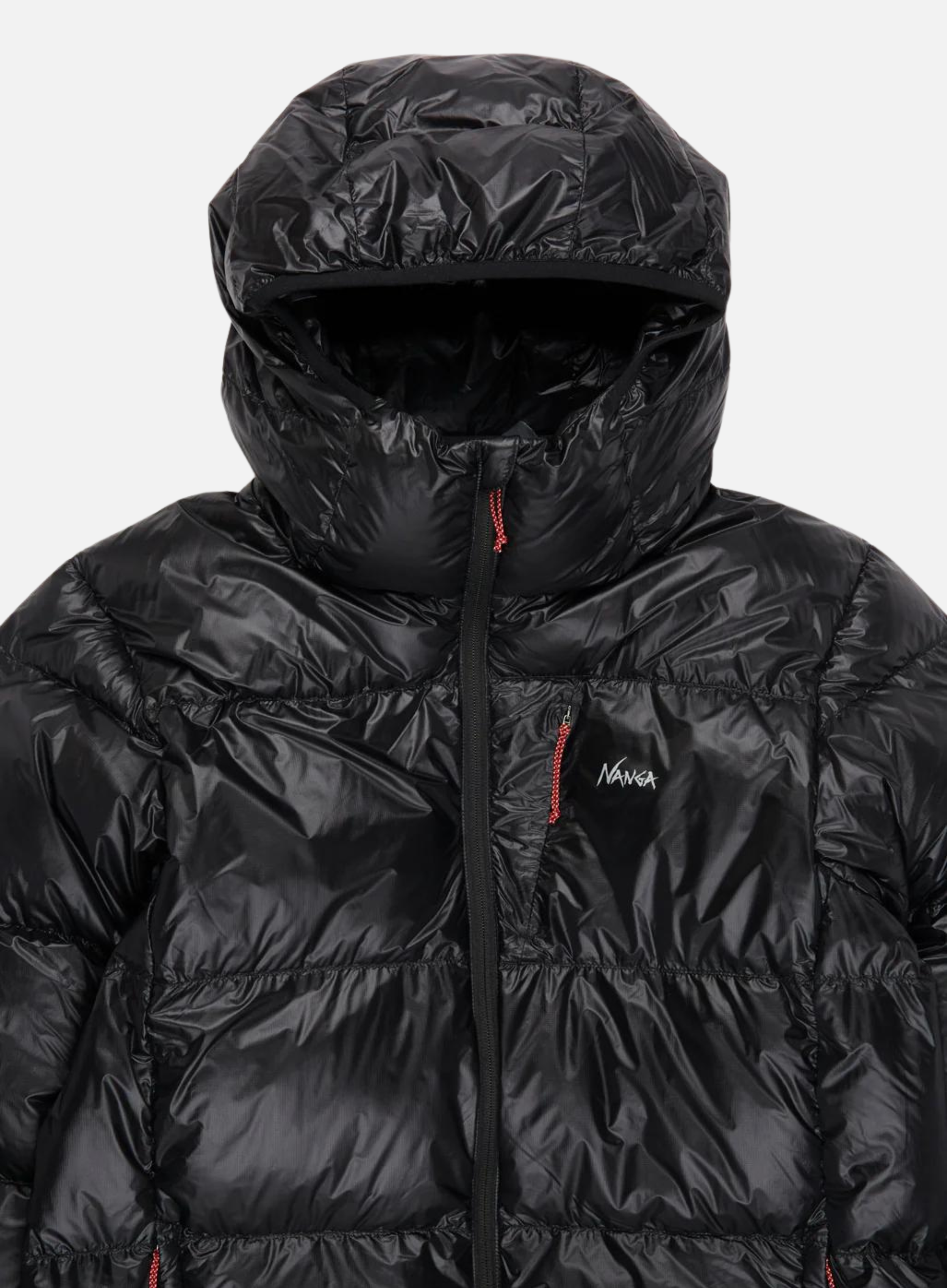 Nanga Mountain Lodge Down Hoodie Jacket (Black) — Cafeteria Nanga Mountain Lodge Down Hoodie Jacket (Black) — Cafeteria
